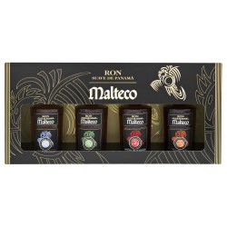 Malteco Special Giftpack (10YO/15YO/20YO/25YO) Miniatures 4 x 0,05 Liter bei Premium-Rum.de bestellen.