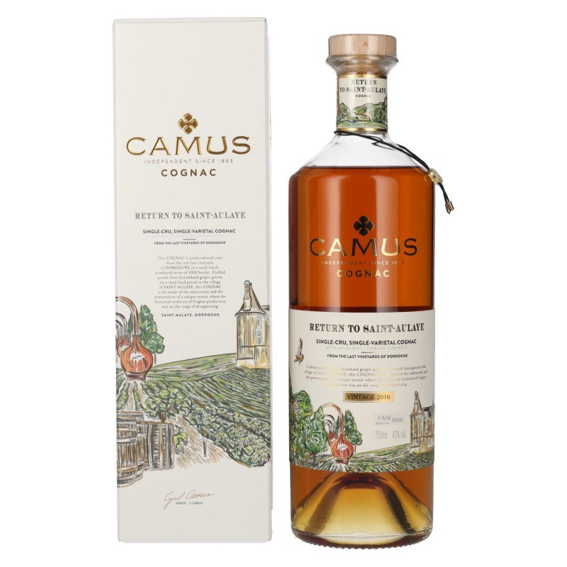 Camus Cognac RETURN TO SAINT-AULAYE Vintage Edition 43% Vol. 0,7l in Geschenkbox