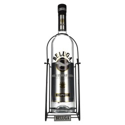 Beluga Noble Russian Vodka EXPORT 40% Vol. 3,0 Liter mit Schwenkständer bei Premium-Rum.de bestellen.