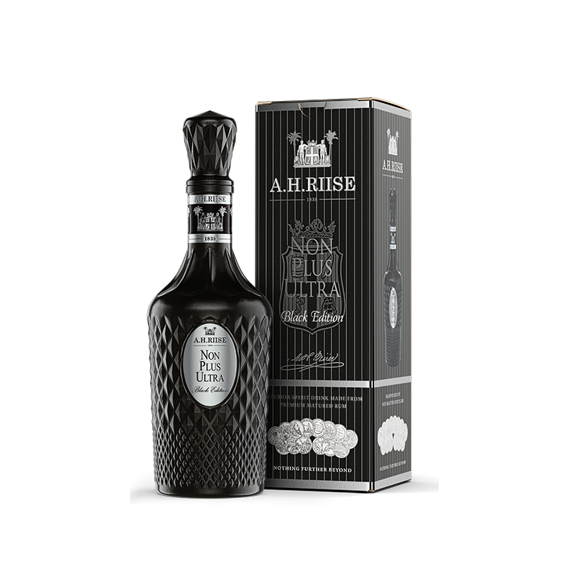 A.H.RIISE Non Plus Ultra Black Edition Rum 42% Vol. 0,7 Liter bei Premium-Rum.de bestellen.