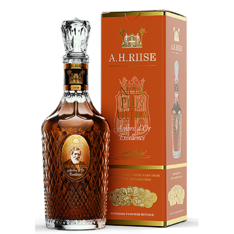 A.H.RIISE Non Plus Ultra Ambre d'Or Excellence Rum 42% Vol. 0,7 Liter bei Premium-Rum.de bestellen.