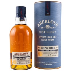Aberlour Triple Cask Whisky 40% Vol. 0,7 Liter (französisches Etikett) bei Premium-Rum.de bestellen.