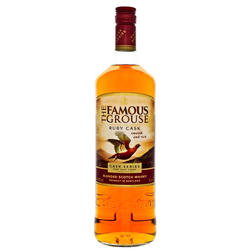 The Famous Grouse RUBY CASK Blended Scotch Whisky 40% Vol. 1,0 Liter bei Premium-Rum.de bestellen.