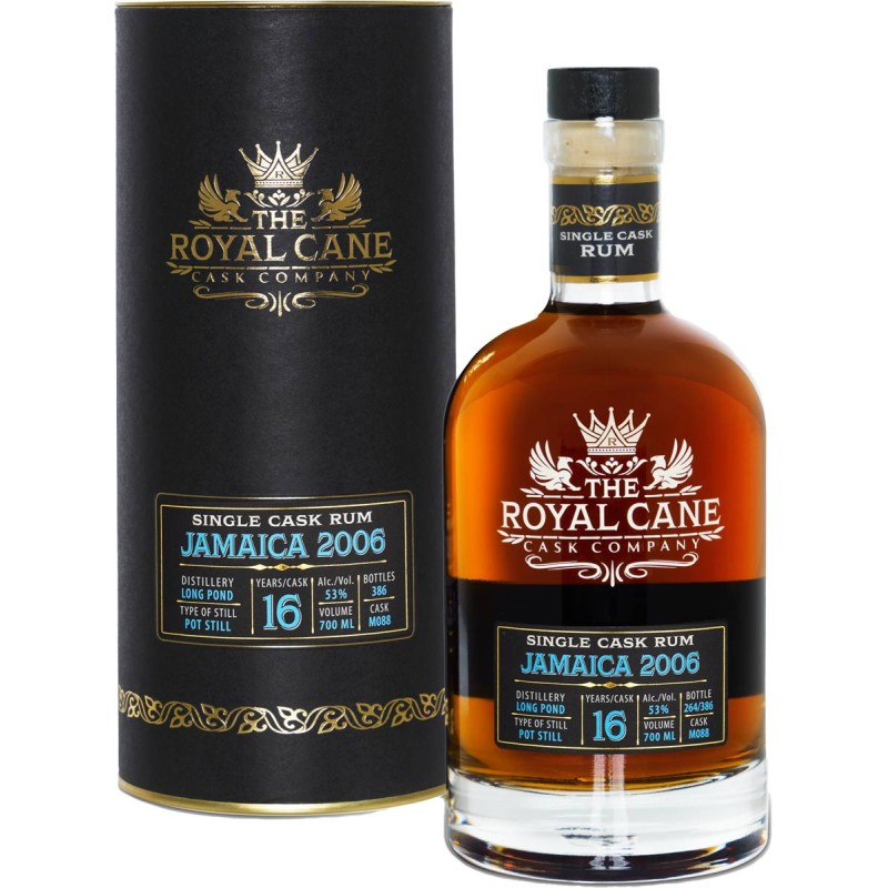 ROYAL CANE Jamaica 2006 Rum 53% Vol. 0,7 Liter hier bestellen.