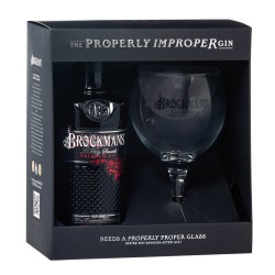 BROCKMANS Intensly Smooth Premium Gin 40% Vol. 0,7 Liter im Geschenkset mit Ballonglas bei Premium-Rum.de