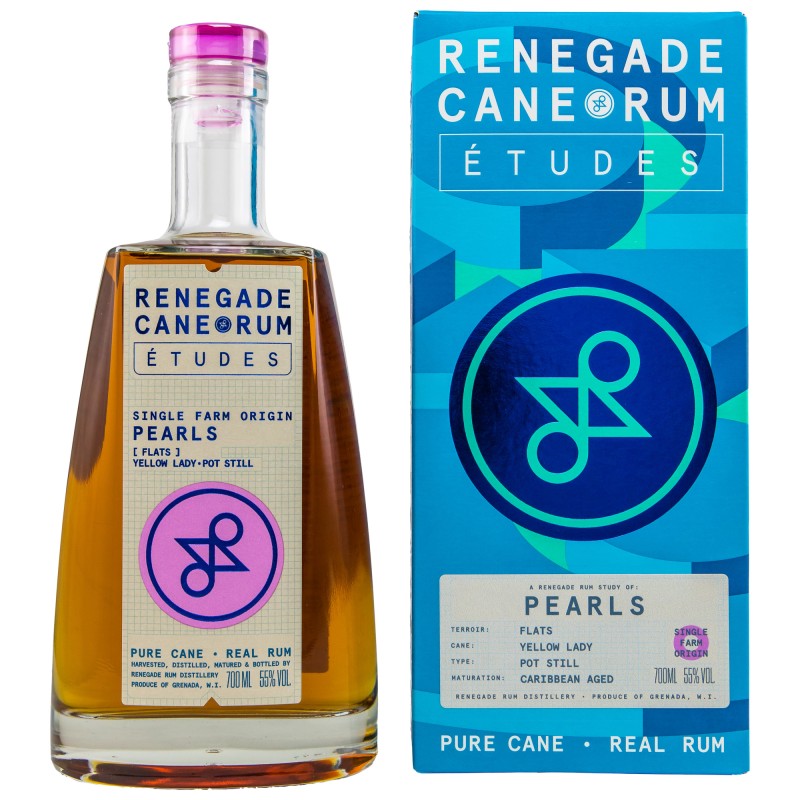 Renegade Etudes Pearls Rum 55% Vol. 0,7 Liter in Geschenkbox bei Premium-Rum.de