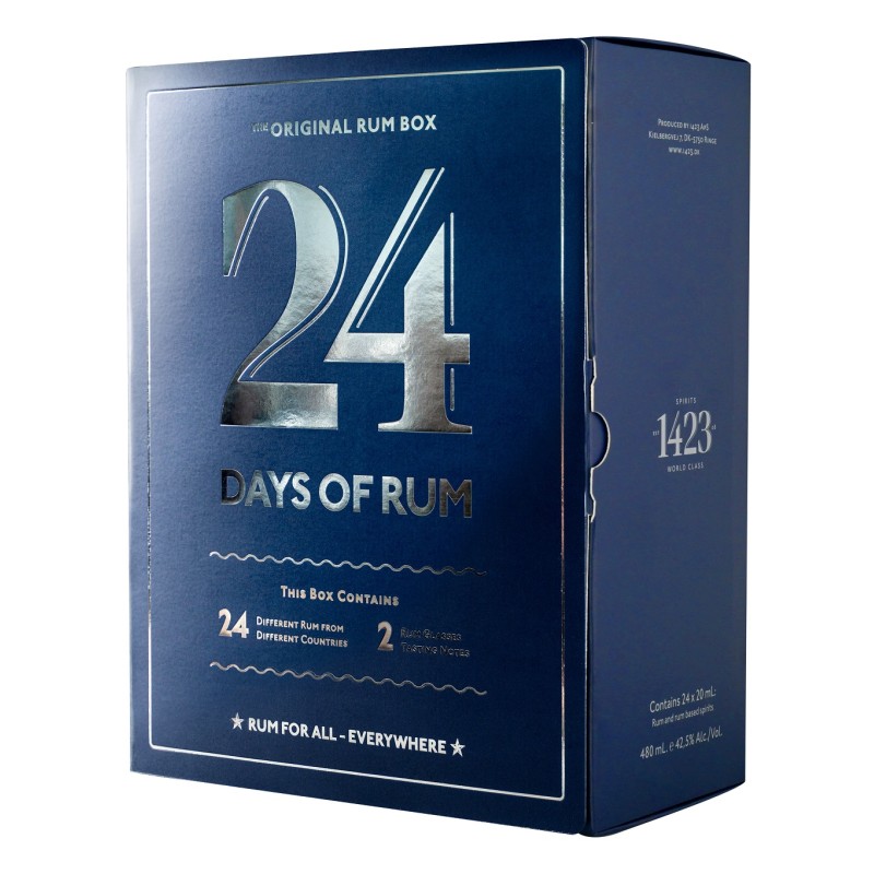 24 Days of Rum Rum - Adventskalender Blue Edition bei Premium-Rum.de