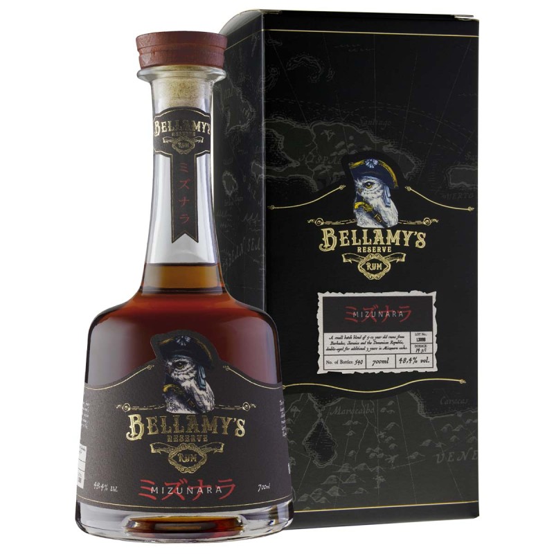 BELLAMY'S RESERVE RUM Mizunara 48,4% Vol. 0,7 Liter in Geschenkbox bei Premium-Rum.de