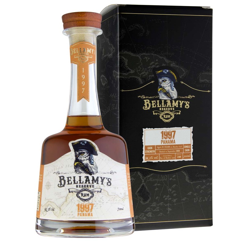 BELLAMY'S RESERVE RUM 1997 Panama 56,3% Vol. 0,7 Liter in Geschenkbox bei Premium-Rum.de