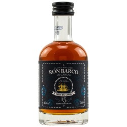 Ron Barco 15 Jahre 40% 0,05 Liter bei Premium-Rum.de online bestellen.