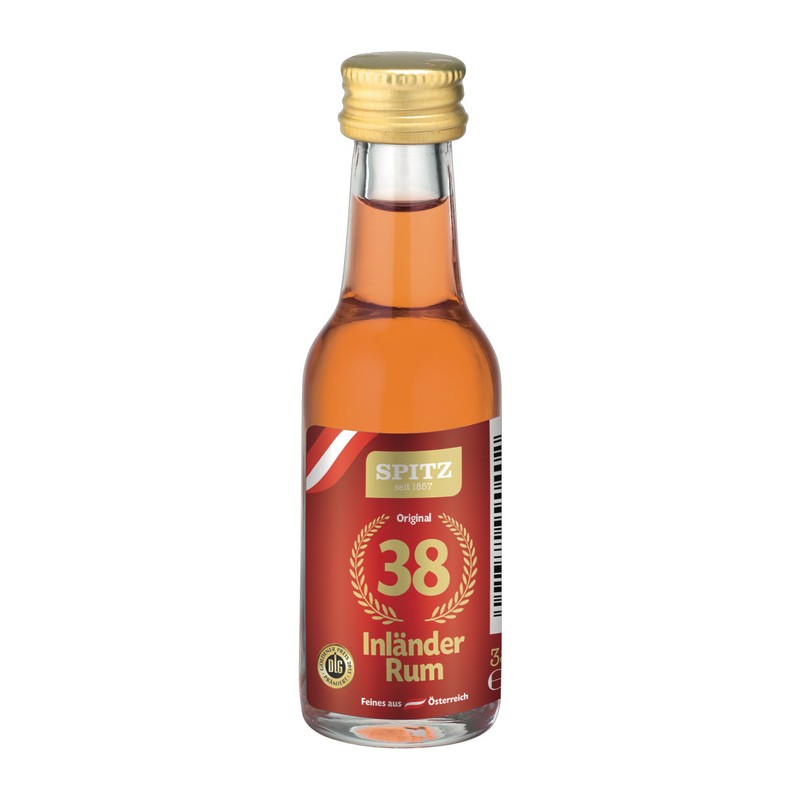 Spitz Inländer Rum 38% Vol. 0,02 Liter bei Premium-Rum.de bestellen.