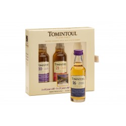 Tomintoul TRIPLE PACK (10 YO, 21 YO, 16 YO) 40% Vol. 3 x 0,05 Liter bei Premium-Rum.de bestellen.