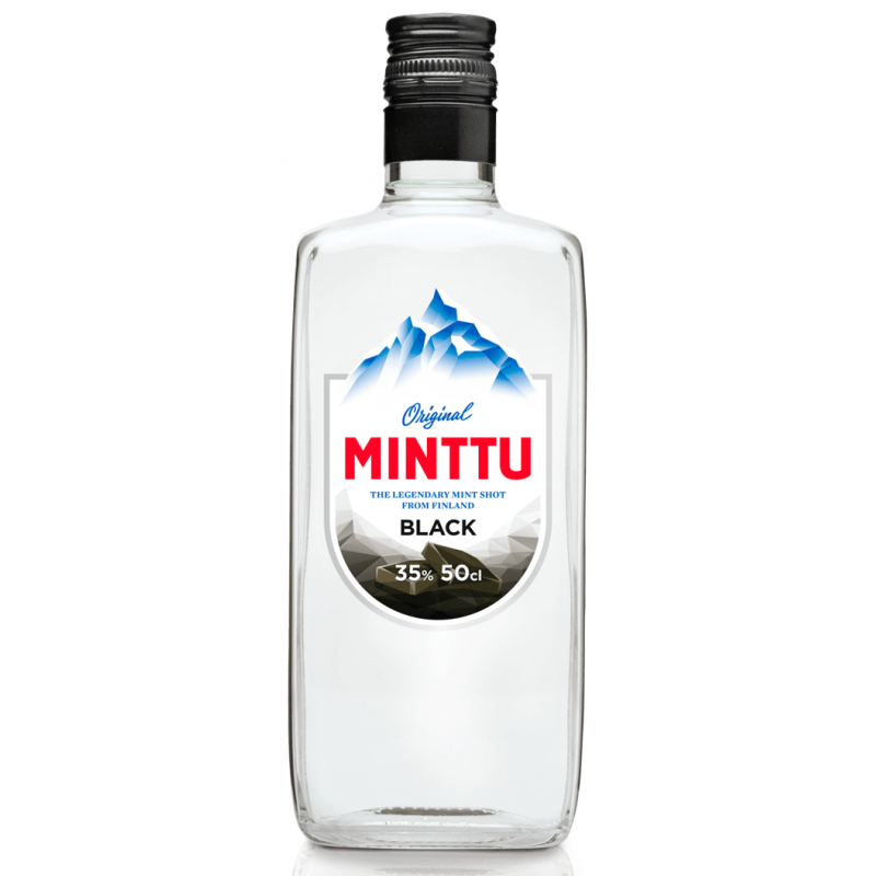 Minttu Black Mint Pfefferminz Liqueur 35% Vol. 0,5 Liter bei Premium-Rum.de